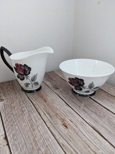 Royal Albert Bone China England Masquerade Sugar Bowl /Milk Creamer