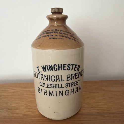 Vintage stoneware flagon from - stoneware,