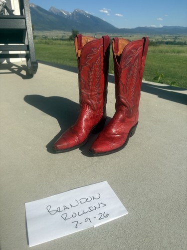 Lucchese red eel ladies - red, size