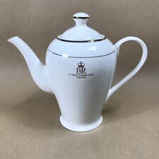 Queen Elizabeth II Golden Jubilee White with Gold Trim Teapot