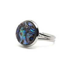 Paua Ring Rainbow Abalone