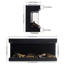 3D Media Wall Inset Electric