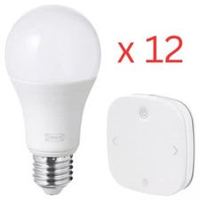 12 x IKEA E27 TRADFRI Smart