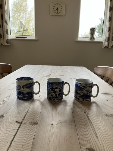 Spode blue italian - italian, mugs