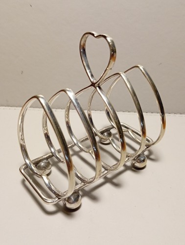 Edwardian silver plated toast - edwardian,