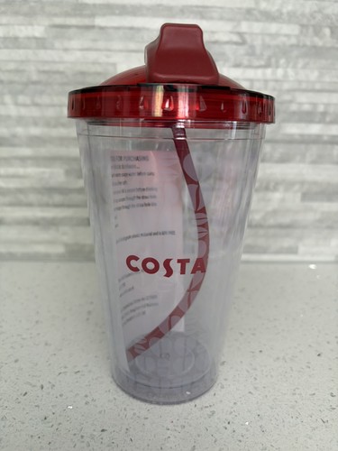 Costa coffee clear cup - coffee,