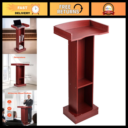Wooden podium stand - podium,