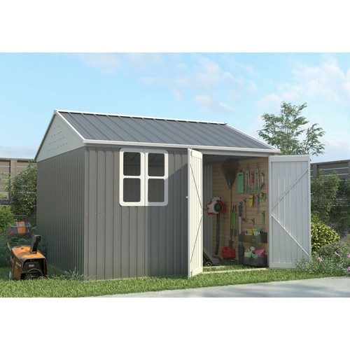 Garden shed 10x10ft steel - shed, apex