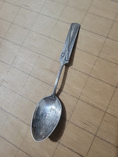 Antique Silver Spoon Souvenir of the World's Fair Chicago 1893 Forest and Stream