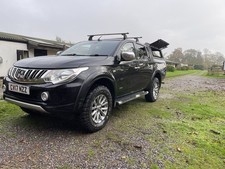 NO VAT 2017 Mitsubishi L200 Titan 2.4 Low Mileage Long Mot Metal Canopy