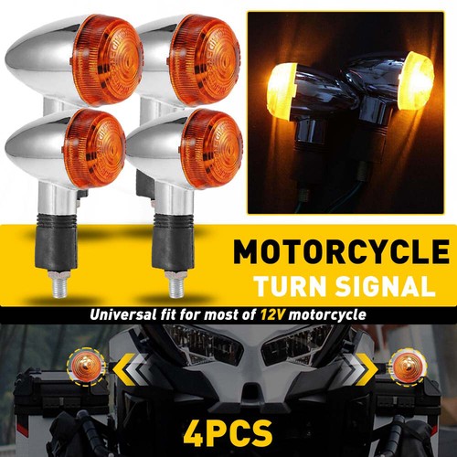4pcs chrome turn signal - 4pcs,