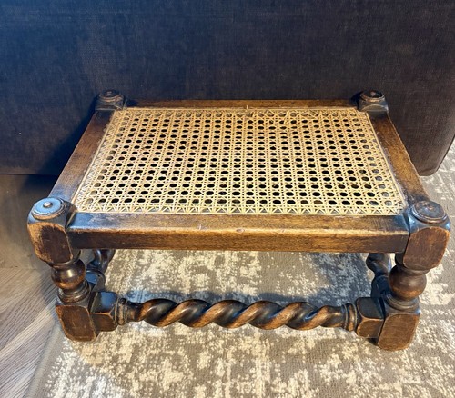 Antique 1920s oak barley twist - 1920s,
