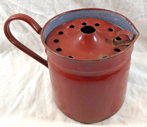 Vintage french red - vintage, enamel