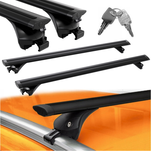 Black roof bars - black, dynamic