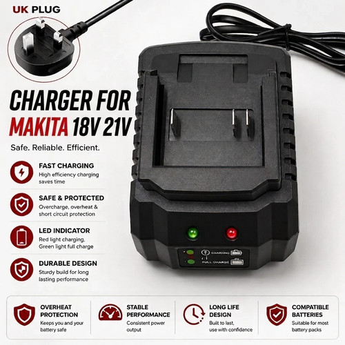 Fast charger for makita ion - charger, li-ion