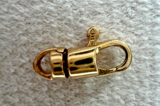 14K Solid Gold Dog Clip Swivel