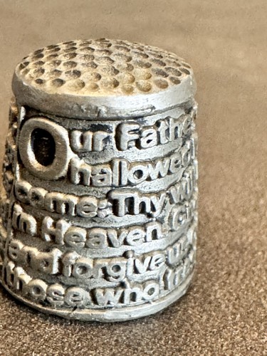 Vintage lord prayer pewter - lord’s,