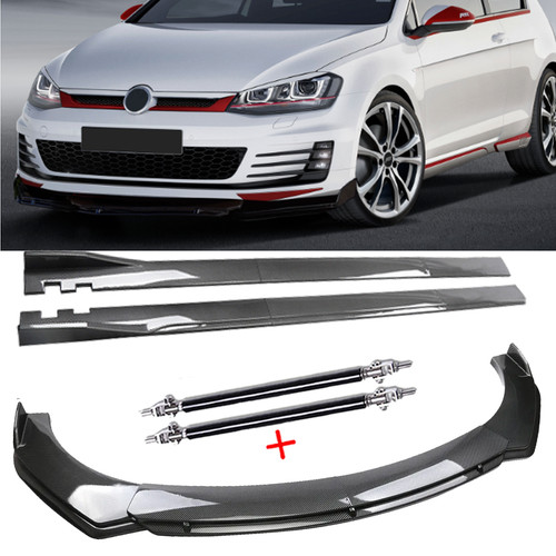 Front lip chin bumper spoiler - front,