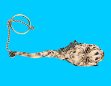 Sterling Silver Tussie Mussie Posey Posy Holder with Iris Flowers (#J1305)