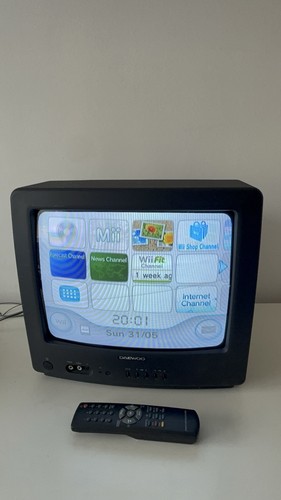 Daewoo crt plus remote - 14",