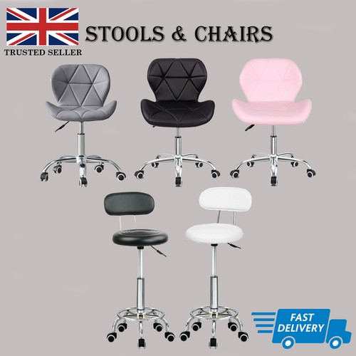 Faux leather bar stools - faux,