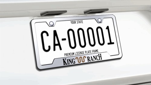 King ranch license plate frame - king,