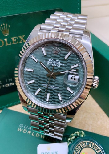 Rolex datejust 126334 green - rolex,