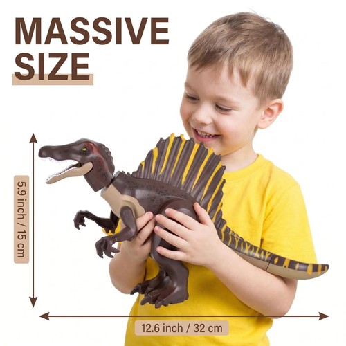 Large spinosaurus dinosaur - large,