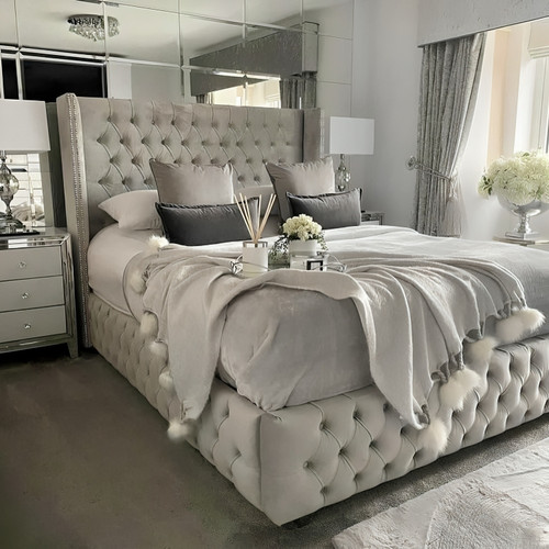 New winged bed frame - winged,