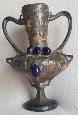 Amphora, Rarity, Paul Dachsel, Large (34 cm) Art Nouveau Vase, Circa 1903, Marked
