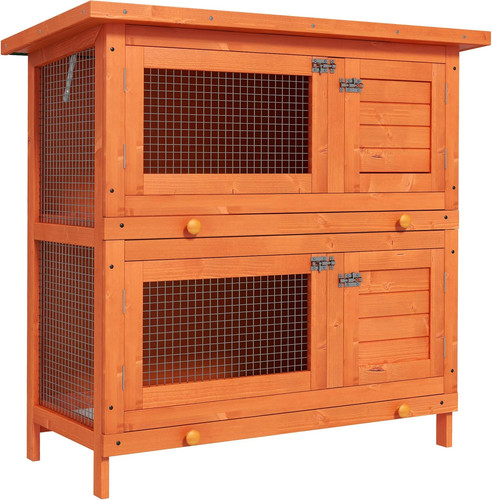 Tier double decker wooden - 2-tier,