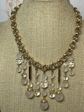Statement Gold Tone Clear