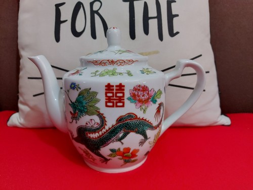 Chinese porcelain tea - tea, pot
