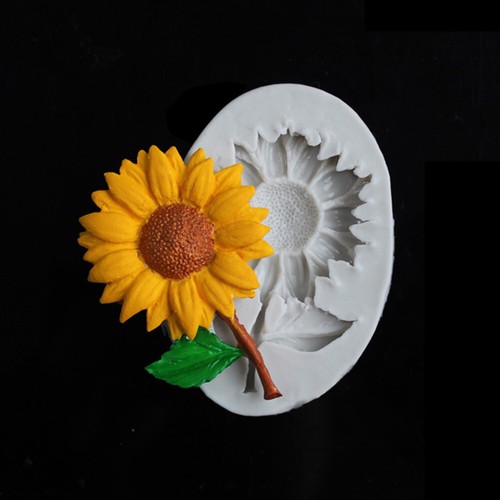 Sunflower silicone fondant - silicone,