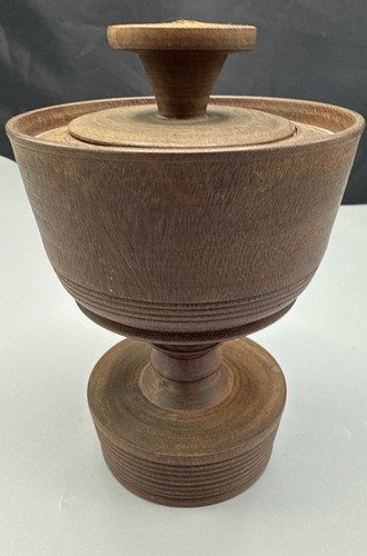 Antique turned wood - turned,