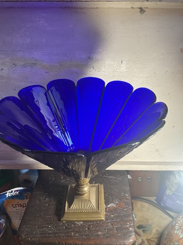 Antique bristol blue segmented - bristol,