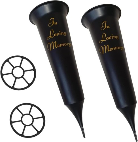 Grave flower vases spiked - grave,