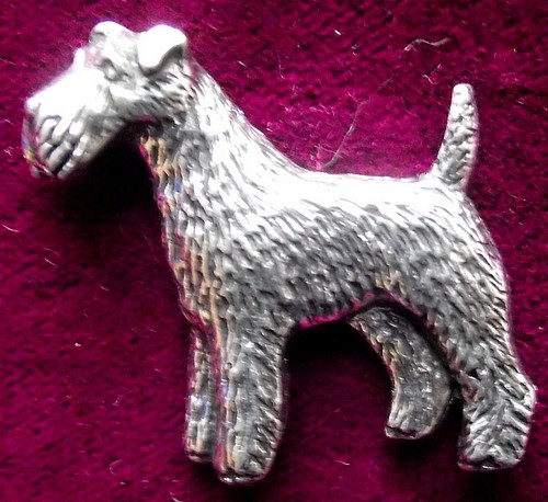 Quality pewter fox terrier - fox,