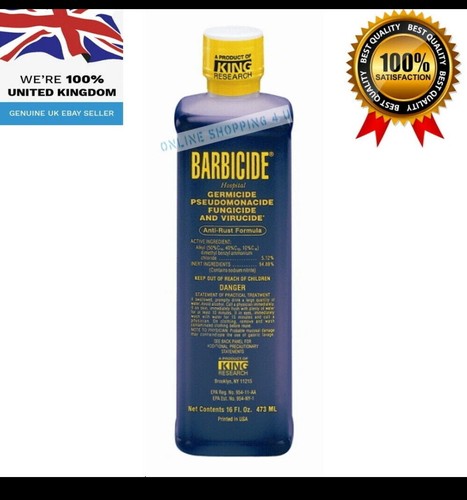 Barbicide disinfectant - barbicide,