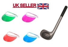 Unisex Sun Visor Poker Hat Golf  Pub Stag 1980 s Dance Tennis Cap Headband.