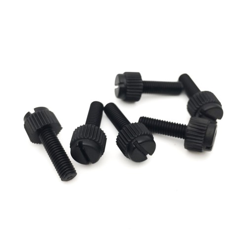 Black nylon thumb screws - thumb,