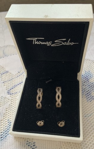 Thomas sabo hoop cubic stones - thomas,