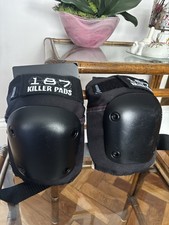 187 Killer Pads Fly Knee Protectors Small Black Skate Scooter BMX Protection