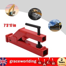 Steel Clamp On Trailer Hitch Tractor Bucket 2inch Receiver For Tractor Forklift