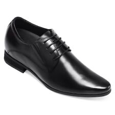 US11.5 CHAMARIPA Elevator Shoes For Men Black Oxford Dress Shoes increase 8cm