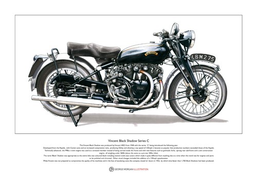 Vincent black shadow series - black, c