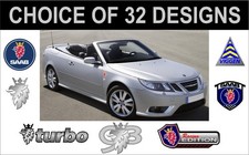 saab stickers saab 93 95 badge