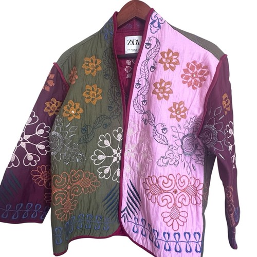 Zara embroidered quilted - zara,