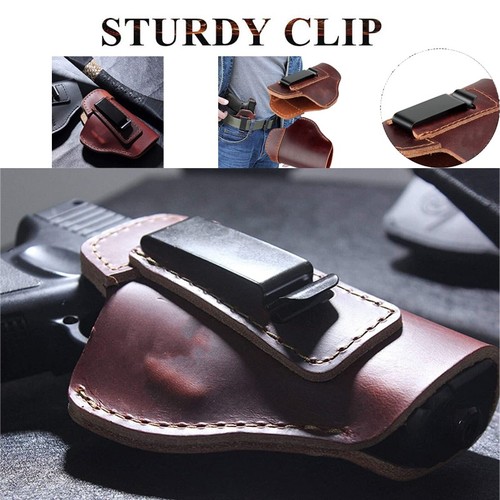 Iwb leather holster gun pistol - iwb,