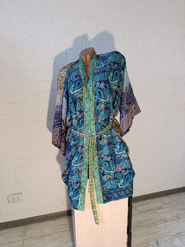 Vintage silk blend kimono - vintage,